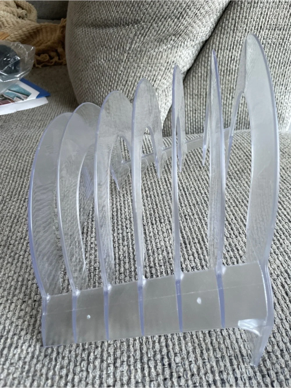 Clear Acrylic Book and Magazine Display Stand Organizer Desk Supplies